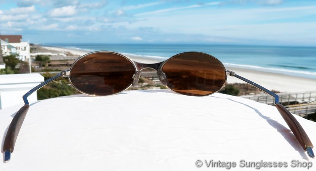 Oakley E Wire 1.0 Polished Gold Iridium Sunglasses